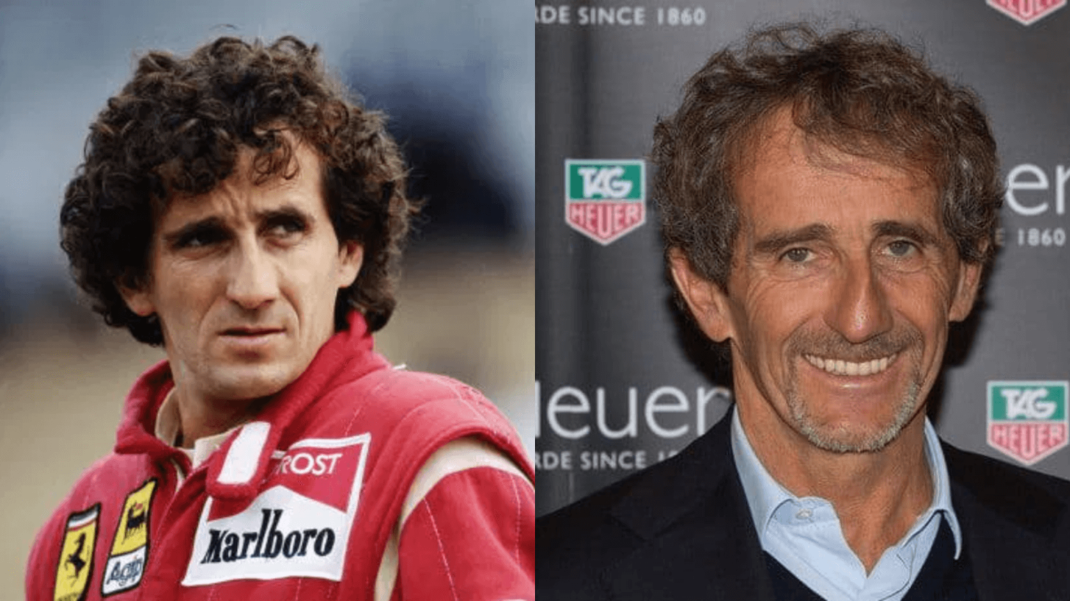 Alain Prost et sa nouvelle compagne